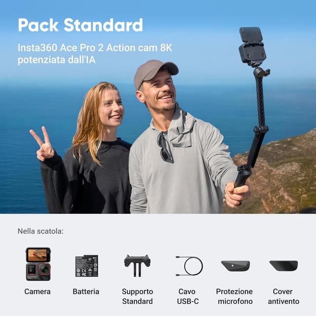 Detalle 2 de Insta360 Ace Pro 2 action cam 8K