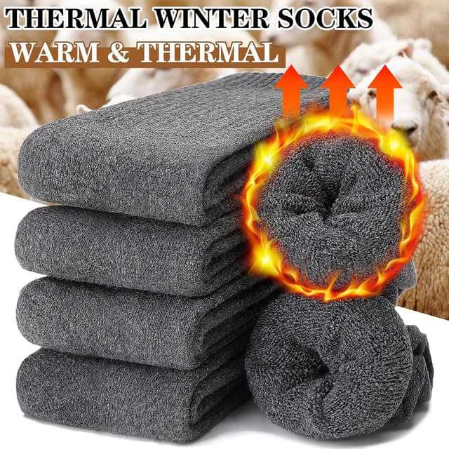 Detalle 2 de MOGGEI 5 Pairs Merino Wool Socks