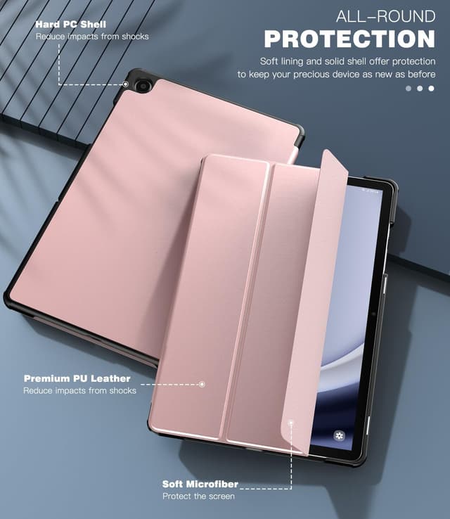 Thumbnail 5 de Coque TiMOVO pour Galaxy Tab A9+ 11", rose ⚙