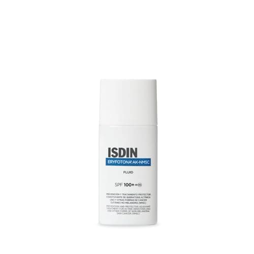 Detalle de ISDIN Eryfotona AK-NMSC Crema SPF 100+ (50 ml), protector solar coadyuvante para queratosis actínica
