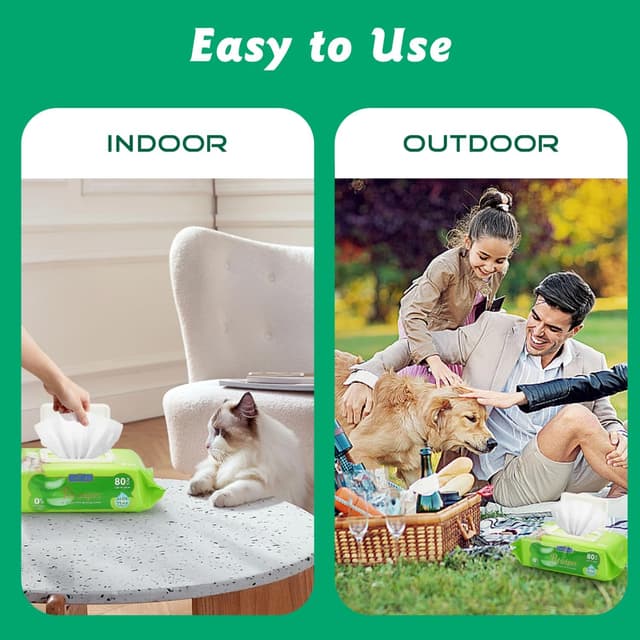 Thumbnail 6 de Nobleza Salviette igienizzanti 80 pezzi 🐾