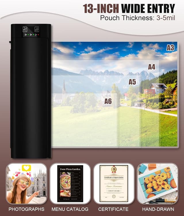 Thumbnail 6 de A-3 9-in-1 Laminator 13 Inch Laminator