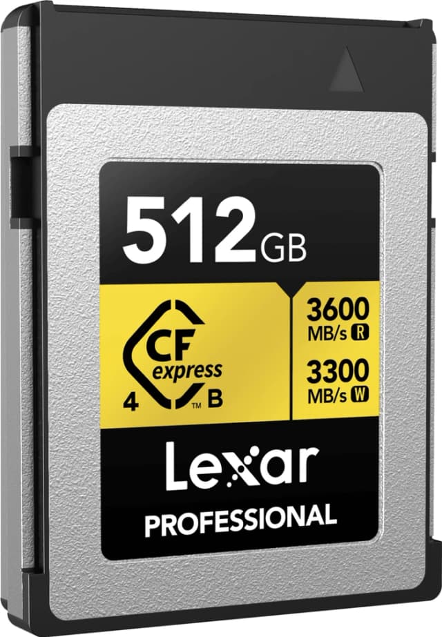 Detalle 1 de Lexar Professional GOLD 4.0 CFexpress Type B 512 GB Speicherkarte