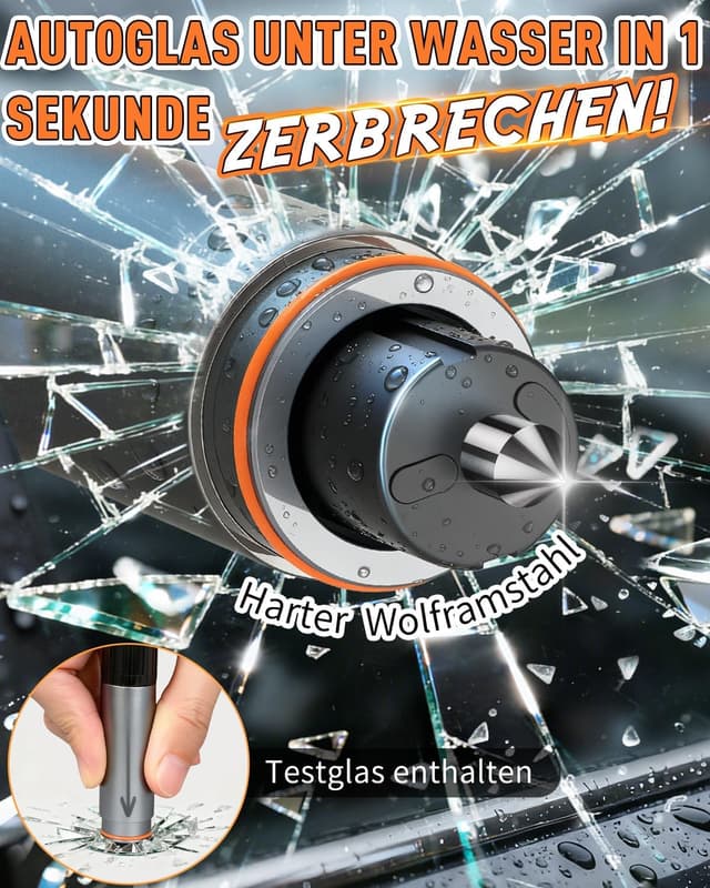 Thumbnail 1 de Gurtschneider Notfallhammer Auto 4er Pack ⛑