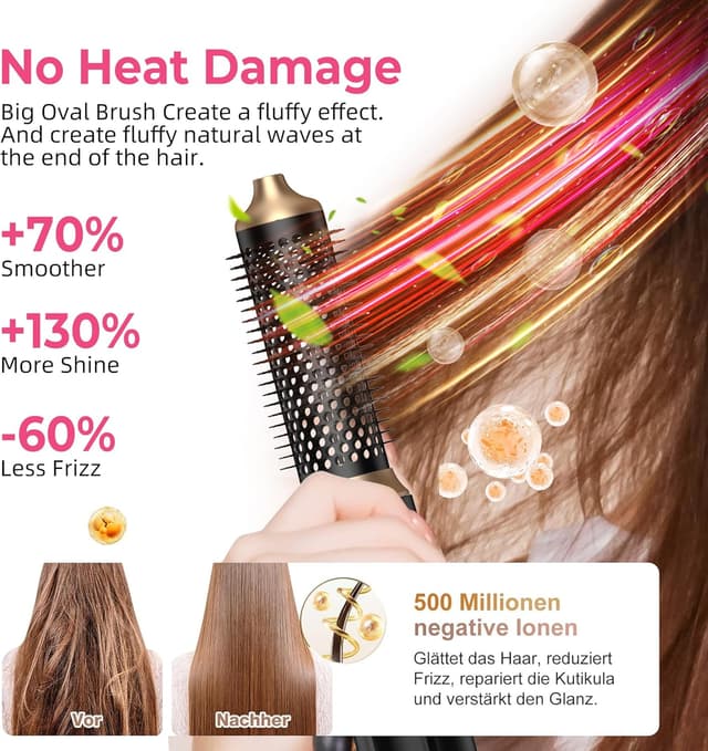 Detalle de Pro Airbrush 6 in 1 hair styler 1000W