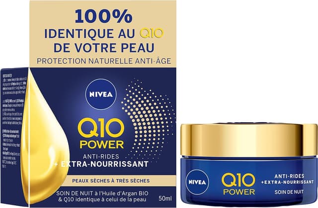 Detalle de NIVEA Q10 Power crema nocturna nutritiva 50 ml