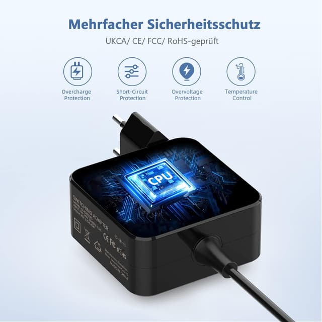 Detalle 2 de Lenovo Ideapad 45W Ladekabel ADL45WCG