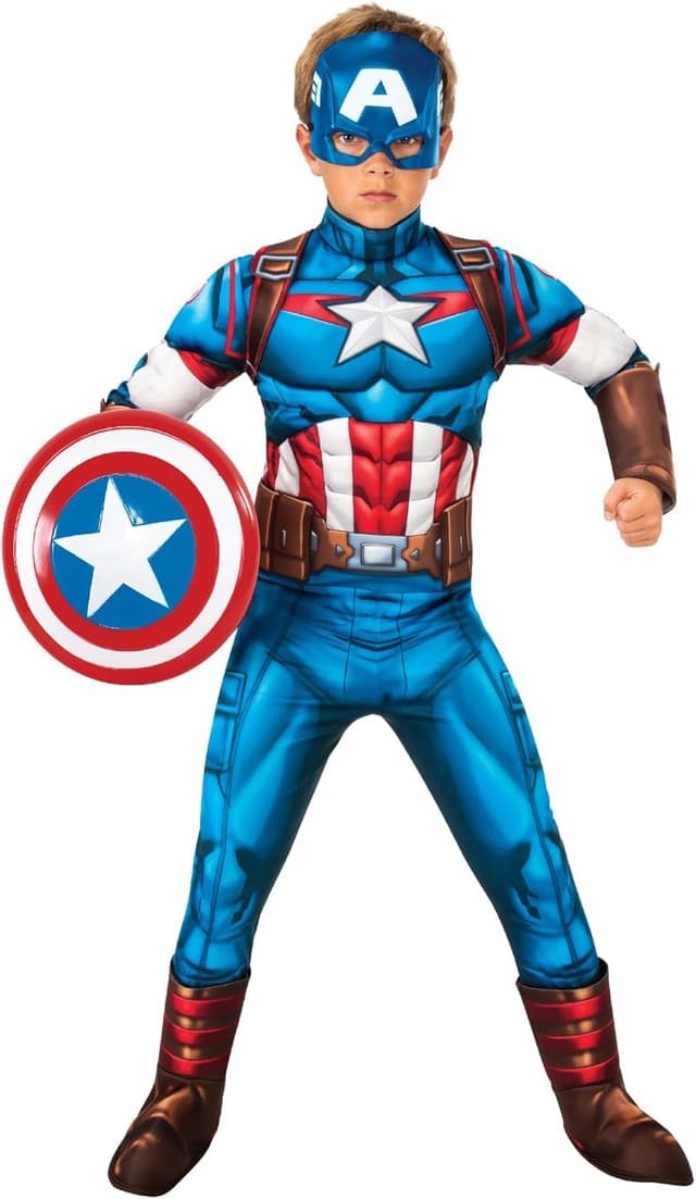 Imagen de Rubie's Captain America Deluxe Child Costume en OfertitasTOP