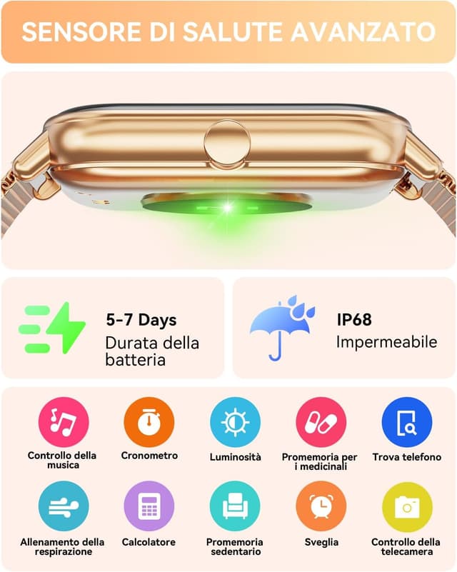 Thumbnail 6 de Smartwatch smartwatch sportivo 1,85 pollici