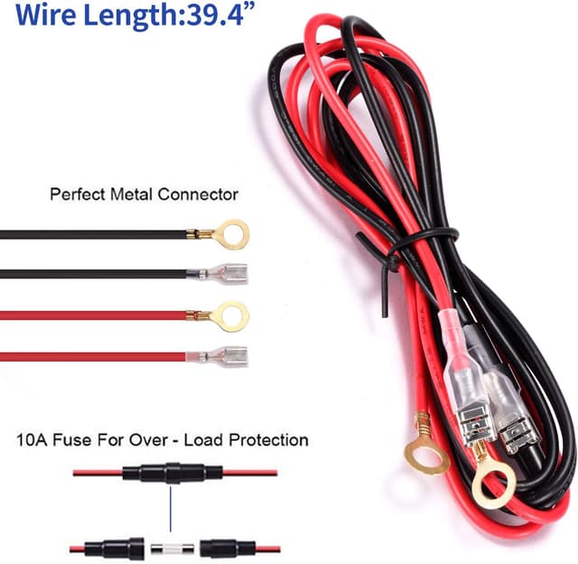 Detalle de Yizerel 3 Pack 12V/24V Waterproof Cigarette Lighter Socket Plugs (IP66) for Cars, Motorbikes, Boats & More