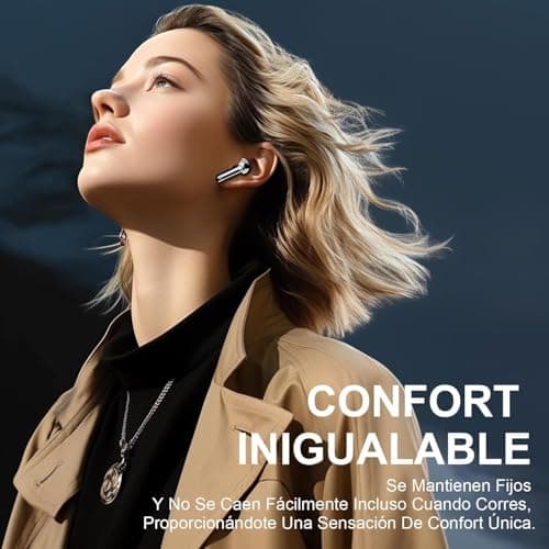 Detalle 2 de Donerton Auriculares Inalámbricos Bluetooth 5.4 con ENC, IP7 y pantalla LED (45 h) — Casos Bluetooth estéreo