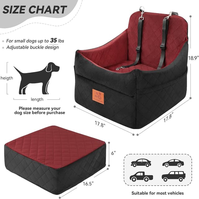 Detalle de GL GLENSLAVE Dog Car Seat 18.8in