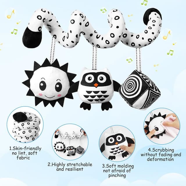 Thumbnail 2 de Aolso Juguetes Colgantes para Cochecito 3 piezas