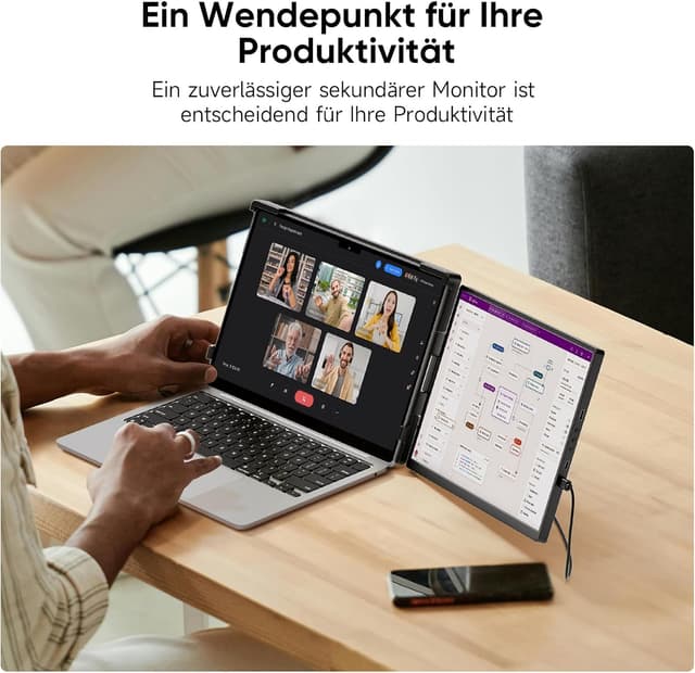 Thumbnail 5 de Dopesplay Laptop Monitor Erweiterung 14 Zoll