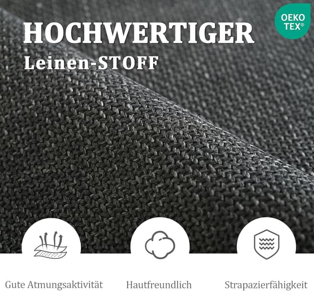 Detalle de Goeurvant sedie pranzo con braccioli, set 6