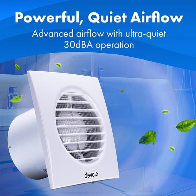 Thumbnail 1 de Devola DVF100T 100mm extractor fan