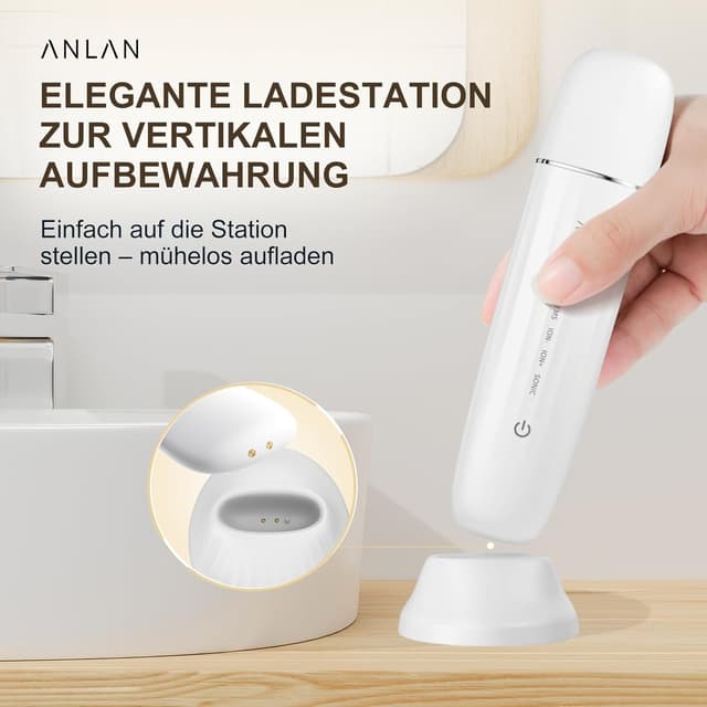 Thumbnail 5 de ANLAN Ultraschall Skin Scrubber 6‑in‑1 Gesichtspflegegerät