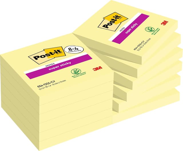 Detalle de Post-It Notas Super Sticky 76x76 mm
