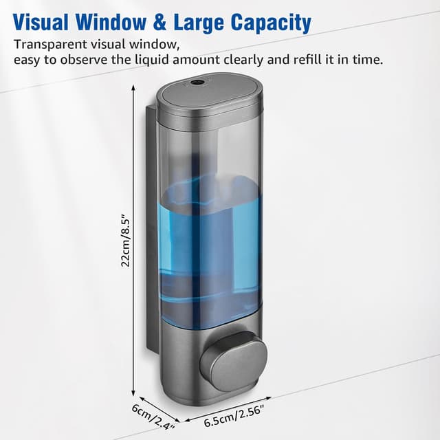 Thumbnail 4 de Shampoo and Conditioner Dispenser 3-Chamber 300 ML