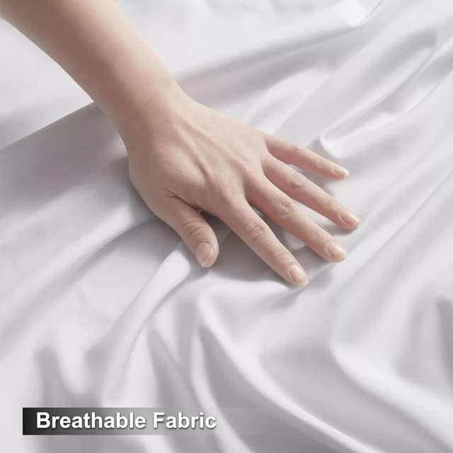 Detalle de Egyptian cotton fitted sheet 300 TC 150x200cm