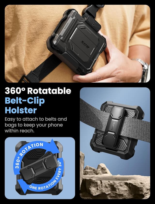 Thumbnail 6 de i-Blason Galaxy Z Flip 7 Case with Stand