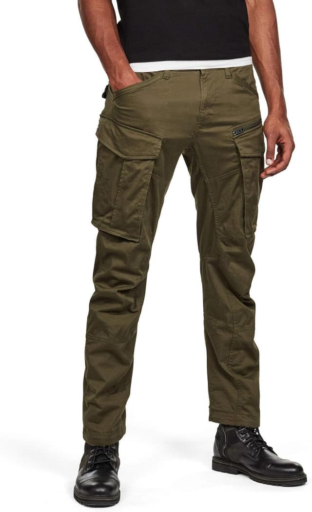 Detalle de G-STAR Herren Rovic Zip 3D Regular Tapered Pants mit Zip-Braguette