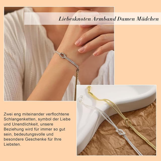 Detalle 2 de HAYOUWAY Armband 14k vergoldet