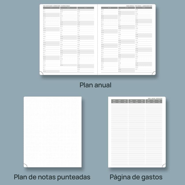 Thumbnail 4 de POPRUN Agenda 2026 Semana Vista Bolsillo 16 x 10,5 cm