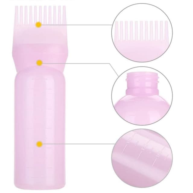 Detalle 2 de Haaröl Applikator 2er Set mit Kopfhautbürste