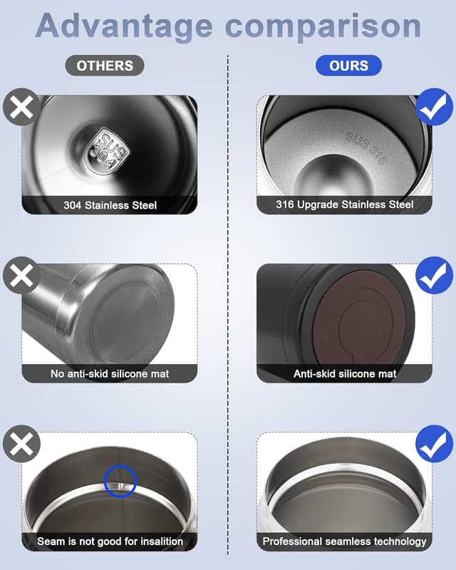 Thumbnail 3 de Dreamhigh Thermal Food Container 800 ml lunchbox 🍱