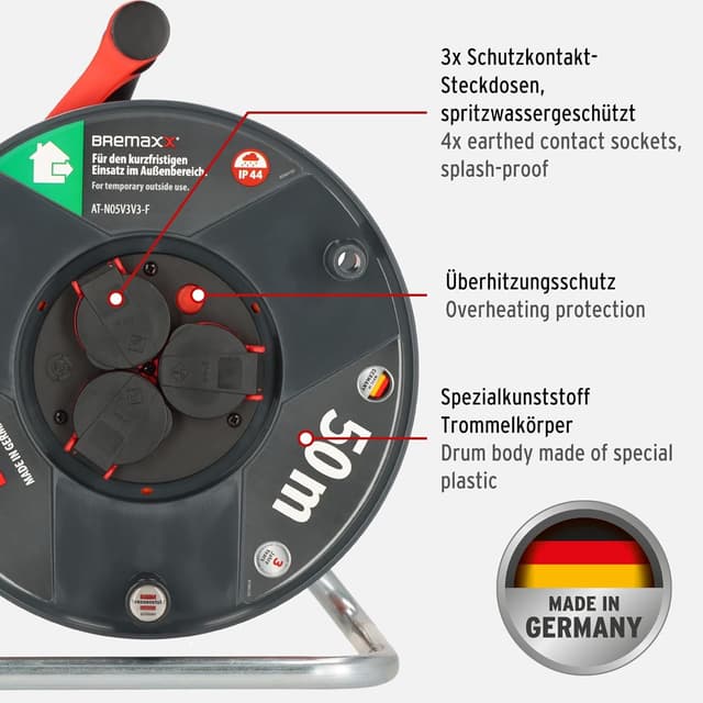 Detalle de Brennenstuhl Garant V2 enrouleur de câble 50 m