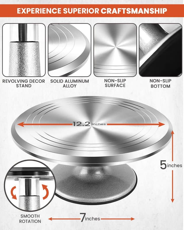 Detalle 2 de RFAQK 12" Cake Decorating Kit 250pcs