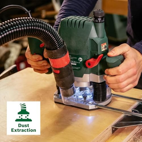 Detalle 1 de Bosch POF 1400 ACE fresadora de superficie, 1.400 W