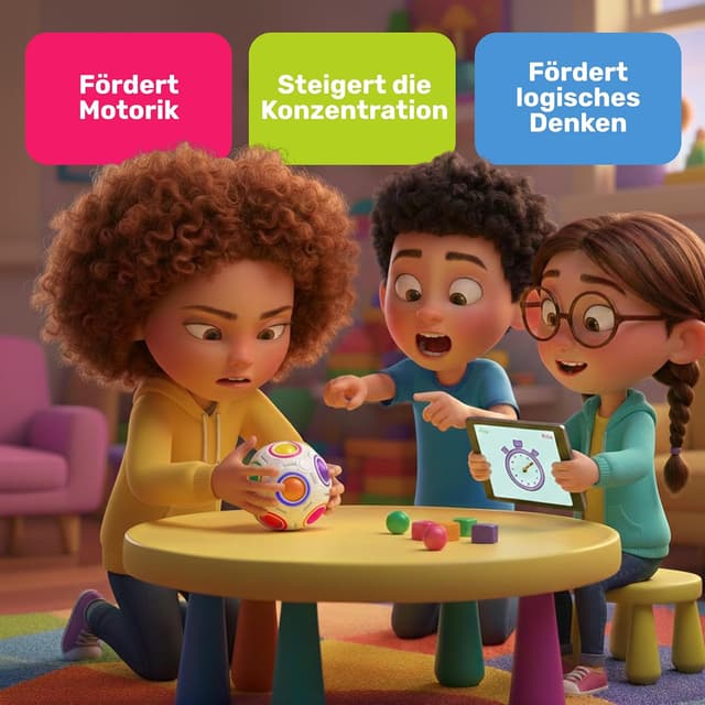 Detalle 2 de CUBIDI Original Regenbogenball