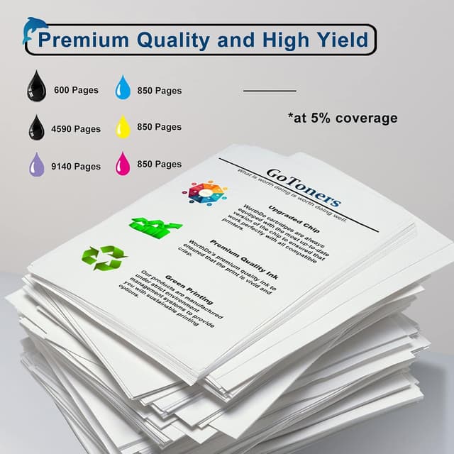 Thumbnail 4 de GoToners XXL Druckerpatronen 6er Pack 🖨