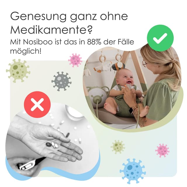 Detalle de Nosiboo Pro Baby Nasensauger elektrisch – mit Colibri-Saugkopf, drehbarer Saugkraft