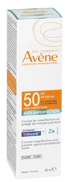 Detalle 2 de Avène Fluido Anti-Imperfecciones SPF50 40 ml