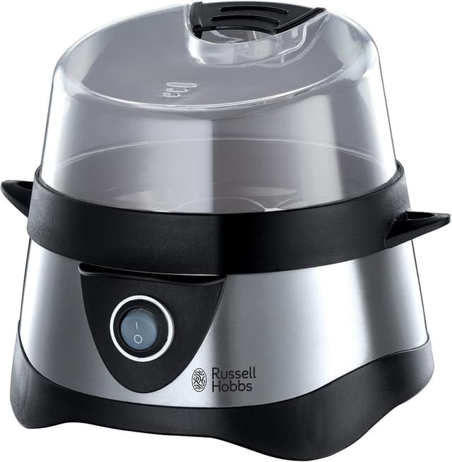 Detalle de Russell Hobbs Cook@Home 14048-56 : cuiseur d’œufs vapeur et poêlage, pour 7 œufs
