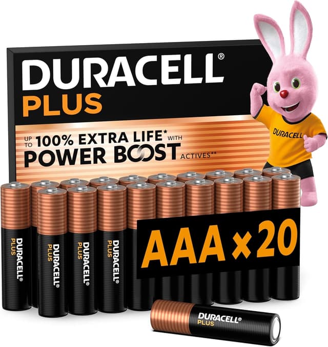 Detalle de Duracell Batterie Plus AAA 20