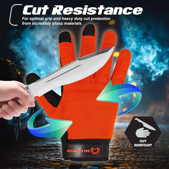 Thumbnail 3 de WESTWOOD FOX FOX Safety Work Gloves Medium