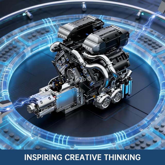 Detalle 2 de Mould King 10201 W16 Motor 2024 Teile đź§©