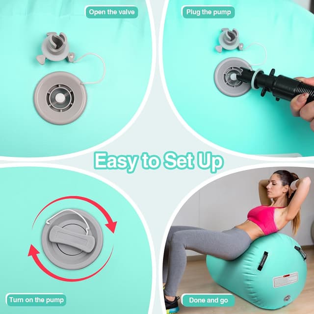 Thumbnail 5 de Airtrack Matte Aufblasbare Air Roll 100 cm Gymnastikrolle