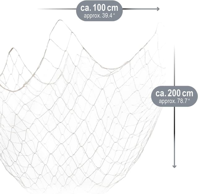 Thumbnail 4 de COM-FOUR® Conjunto red de pesca 100x200 cm