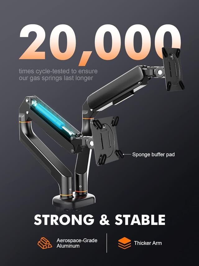 Thumbnail 5 de Ibergrif MA001-2 Soporte Doble para Monitores de 13"-32" 🖥️🖥