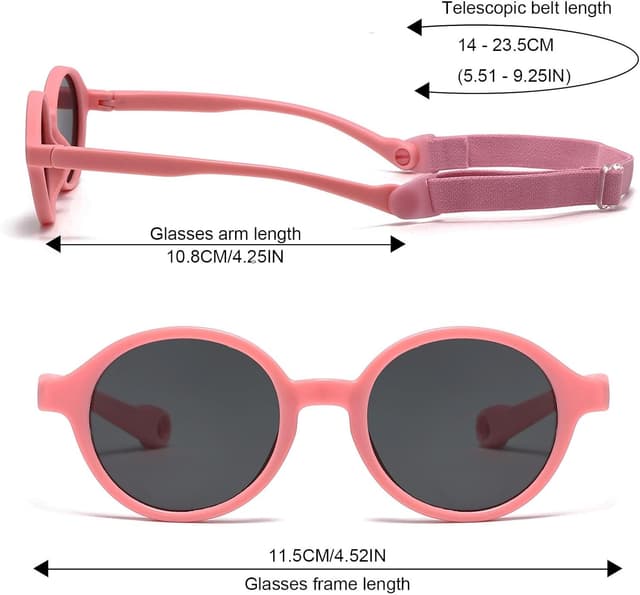 Detalle 2 de Musivon occhiali bambini UV polarizzati 0-2,5 anni