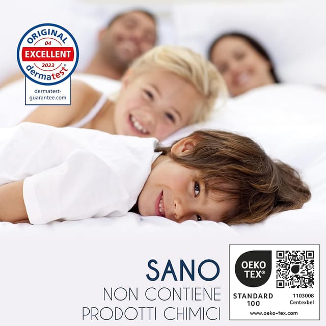 Detalle 2 de Dreamzie Coprimaterasso 120x190 cm impermeabile e traspirante con 4 angoli elastici (OEKO-TEX)