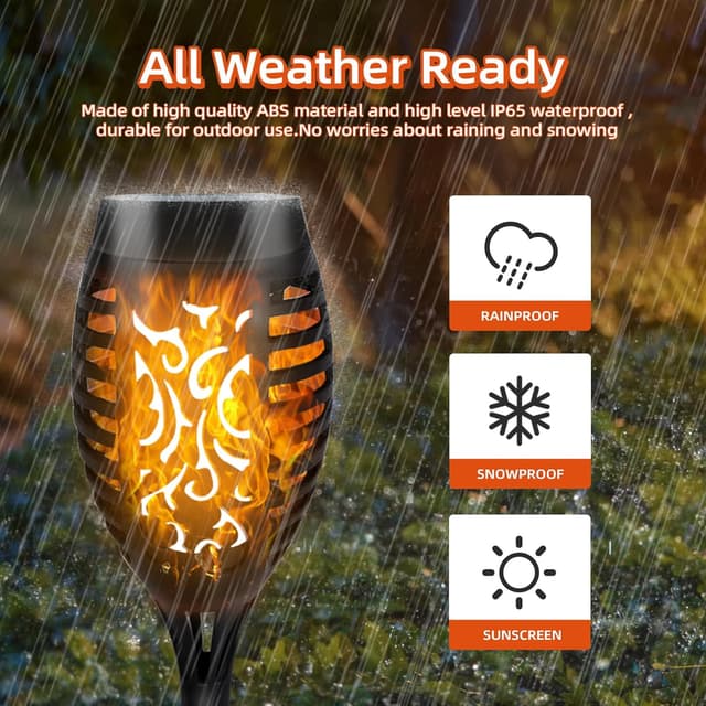 Thumbnail 4 de CNMTCCO Solar Lights Outdoor Garden 6 Pack