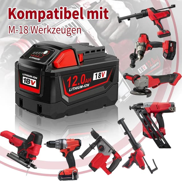 Thumbnail 5 de Milwaukee kompatibler Akku 18V 12,0Ah
