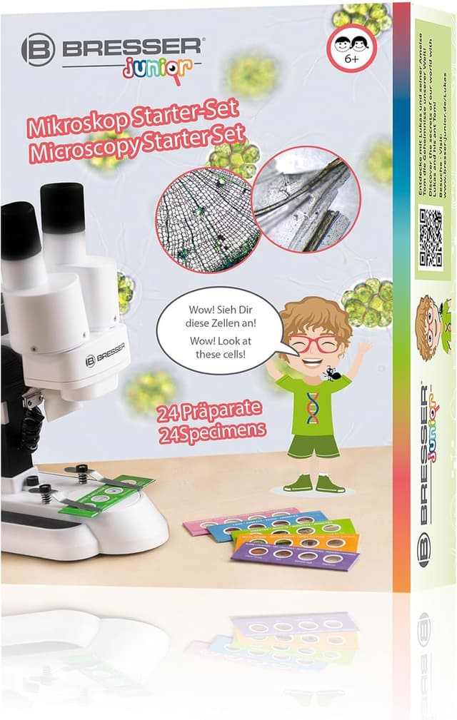 Detalle 2 de Bresser Junior Mikroskop Set 24 Präparate