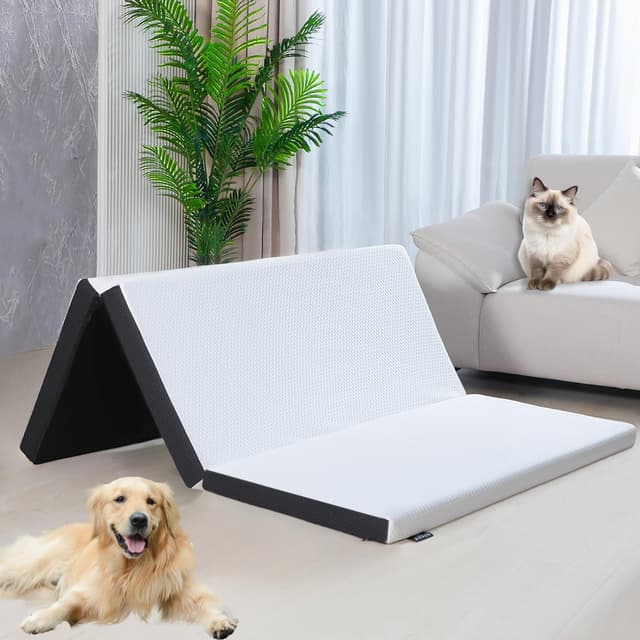 Detalle de Roxzo Folding Mattress Twin 75"x38"x3" Memory Foam